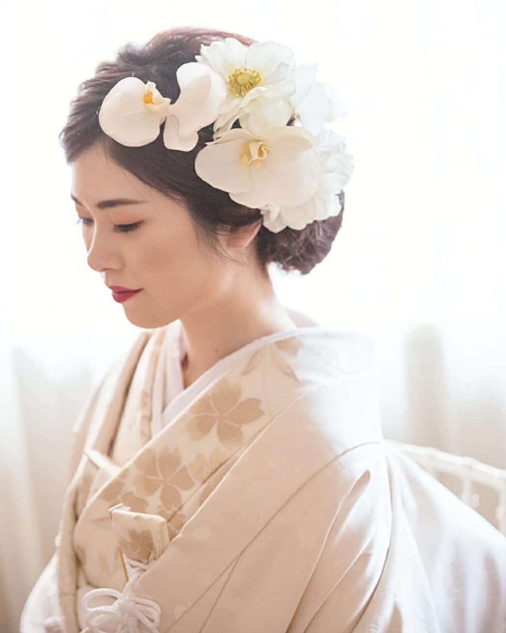 一ノ瀬奈々さんのインスタグラム写真 - (一ノ瀬奈々Instagram)「． ． ． リブラブラフ横浜店にて和装モデル ( @livelovelaugh.forallbrides ) ． ． #白無垢 #白無垢ヘア #和装モデル #花嫁衣装 #挙式ヘアメイク #ウエディング #ブライダル #リブラブラフ横浜 #livelovelaugh #横浜 #フリーモデル #企業モデル #広告モデル #撮影モデル #イベント #着物 #着物コーデ #和服 #一ノ瀬奈々 #ヘアメイク #撮影 #モデル #女子力 #モデル体型 #広告 #雑誌 #photo」9月20日 11時43分 - 2008sn2010