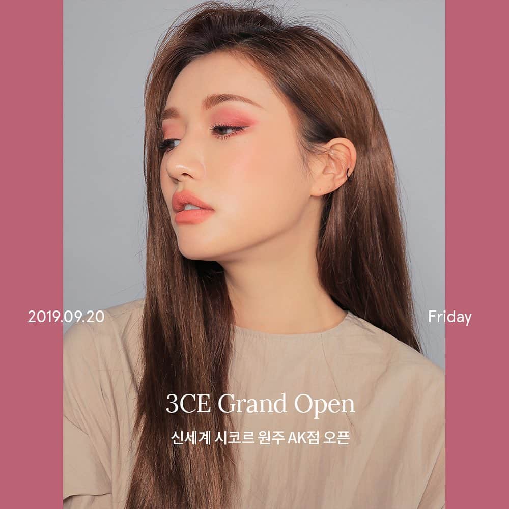 3CE Official Instagramのインスタグラム