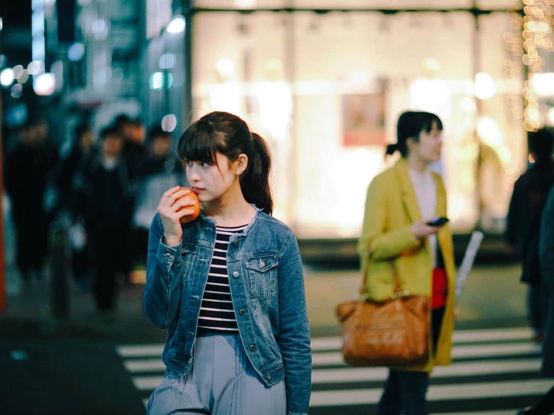 hiderin777のインスタグラム：「. . . . めずらしく夜の写真💫 . . . #銀座  #nokton  #50mmlens  #50mmphotography」