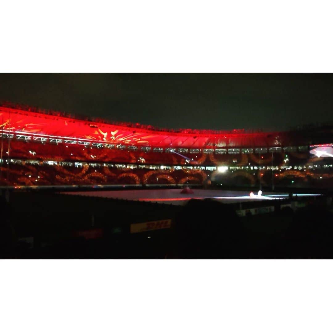 山崎紘菜さんのインスタグラム写真 - (山崎紘菜Instagram)「. Will never forget tonight. #RWC2019 #tokyo . #リッチーマコウ選手が #優勝カップを置く姿に震えました #開幕式で涙腺が崩壊した #忘れられない夜 #ラグビーワールドカップ開幕」9月21日 0時36分 - hirona_yamazaki