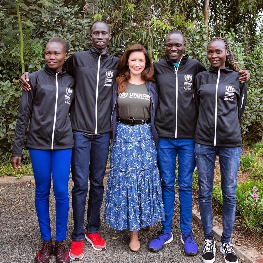 クリスティン・デイヴィスさんのインスタグラム写真 - (クリスティン・デイヴィスInstagram)「I’m taking over @refugees  IG today ! Come join us... ・・・ #FlashbackFriday to meeting the Refugee Olympic Team who took part in #Rio2016.⁣ ⁣ Paolo, Rose, Anjelina, and James - you’re an inspiration to so many. I can’t wait to see what else you achieve and good luck for #Tokyo2020!⁣ ~ @iamkristindavis⁣ ⁣ Photo: UNHCR/Hector Perez⁣ ⁣ #WithRefugees #Refugees #StepWithRefugees #KristinDavis #Kenya #Olympics #Olympics2020 #Olympics #Tokyo #Japan #1YeartoGo」9月21日 1時34分 - iamkristindavis