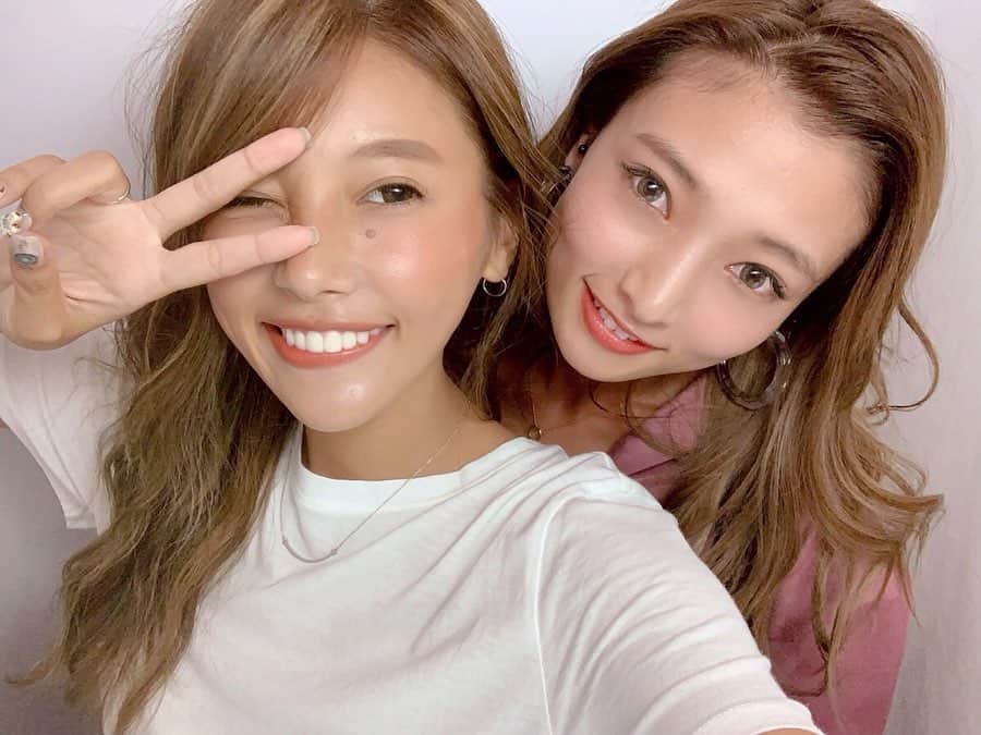 滝口成美のインスタグラム：「・ ・ 今日は1日楽しかったな〜 ずっと笑ってたY🌝🍻 @mahorin.1993 thx❤︎ ・ ・ #goodday #happy  #friend」