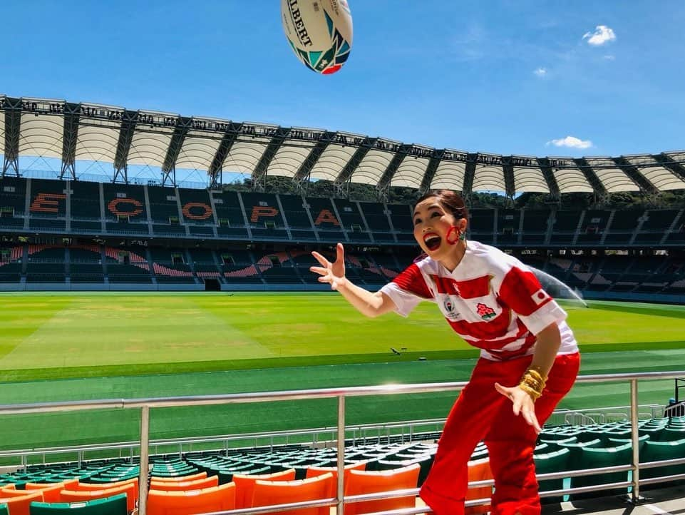 平野ノラさんのインスタグラム写真 - (平野ノラInstagram)「いよいよ🏉🌸🇯🇵 #ラグビーワールドカップ2019 #平野ノラ」9月20日 17時50分 - noranoranora1988