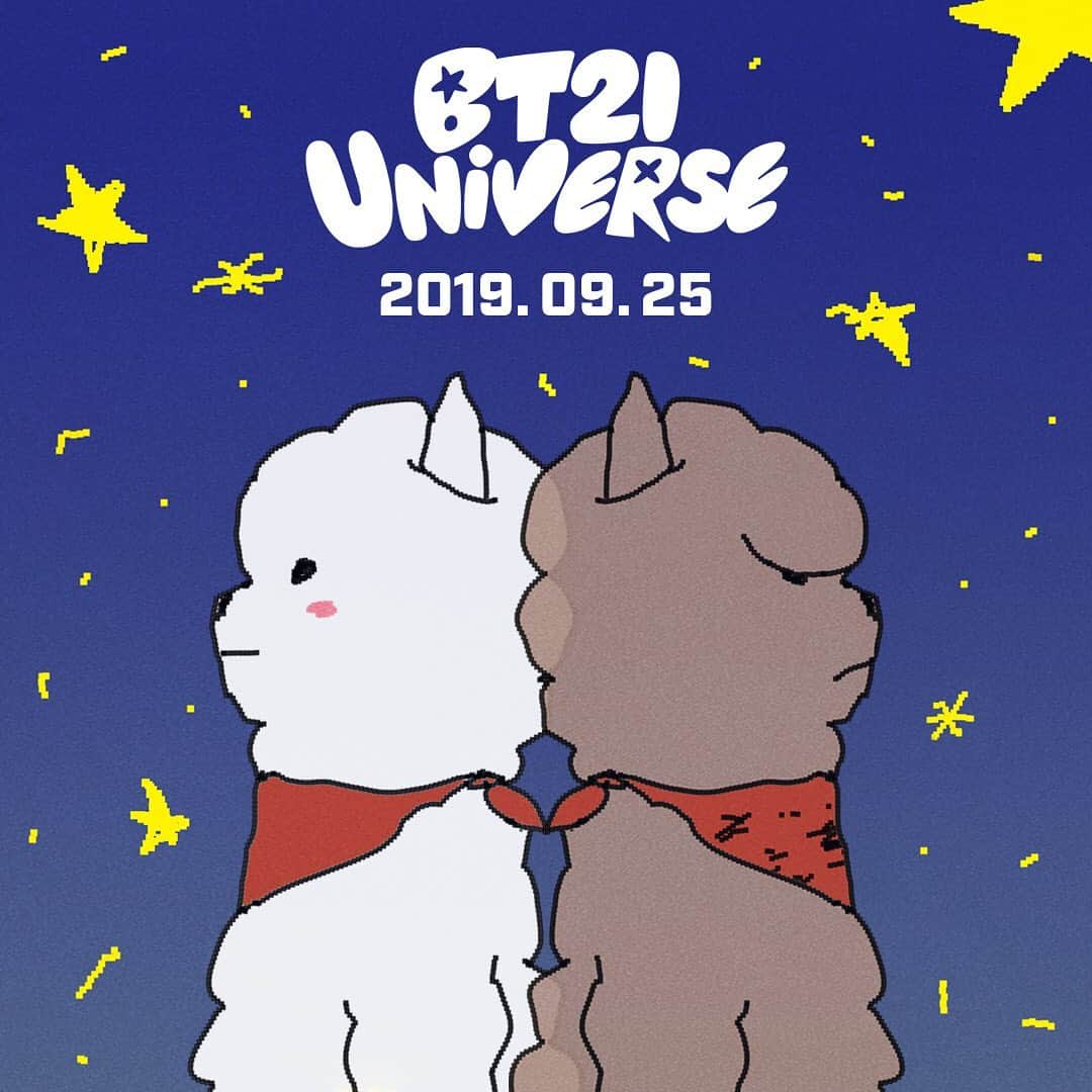 BT21 Stars of tomorrow, UNIVERSTAR!のインスタグラム