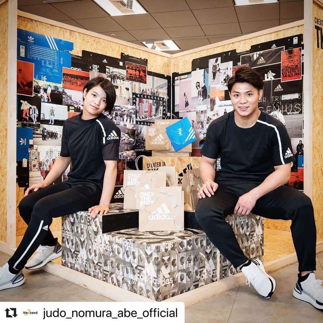 阿部一二三さんのインスタグラム写真 - (阿部一二三Instagram)「新しくadidas familyになれる事を嬉しく思い 感謝して日々努力して頑張っていきます！  #Repost @judo_nomura_abe_official with @make_repost ・・・ . 【ご報告】 この度、阿部一二三と阿部詩がadidas様にサポートしていただくことになりましたことをご報告させていただきます。 . ◼︎阿部一二三コメント 普段からよく着用していたadidas様にサポートしていただけることをとても光栄に思います。これからもadidas様のウェアを着用して自分の夢に向かって日々精進していきます。 . ◼︎阿部詩コメント アディダスファミリーの一員になれたこと、そしてこれから更なる成長のために心強いサポートいただけることを嬉しく思います。 . #阿部一二三 #阿部詩 #柔道 #adidas #アディダス #スポンサー #サポート #アディダスジャパン #アディダスファミリー #感謝 #夢 #abe #hifumi #uta #judo #sponsor #support #adidasjapan #adidasfamily #dream #roadtoTokyo #Tokyo2020」9月20日 19時16分 - hifumi.abe