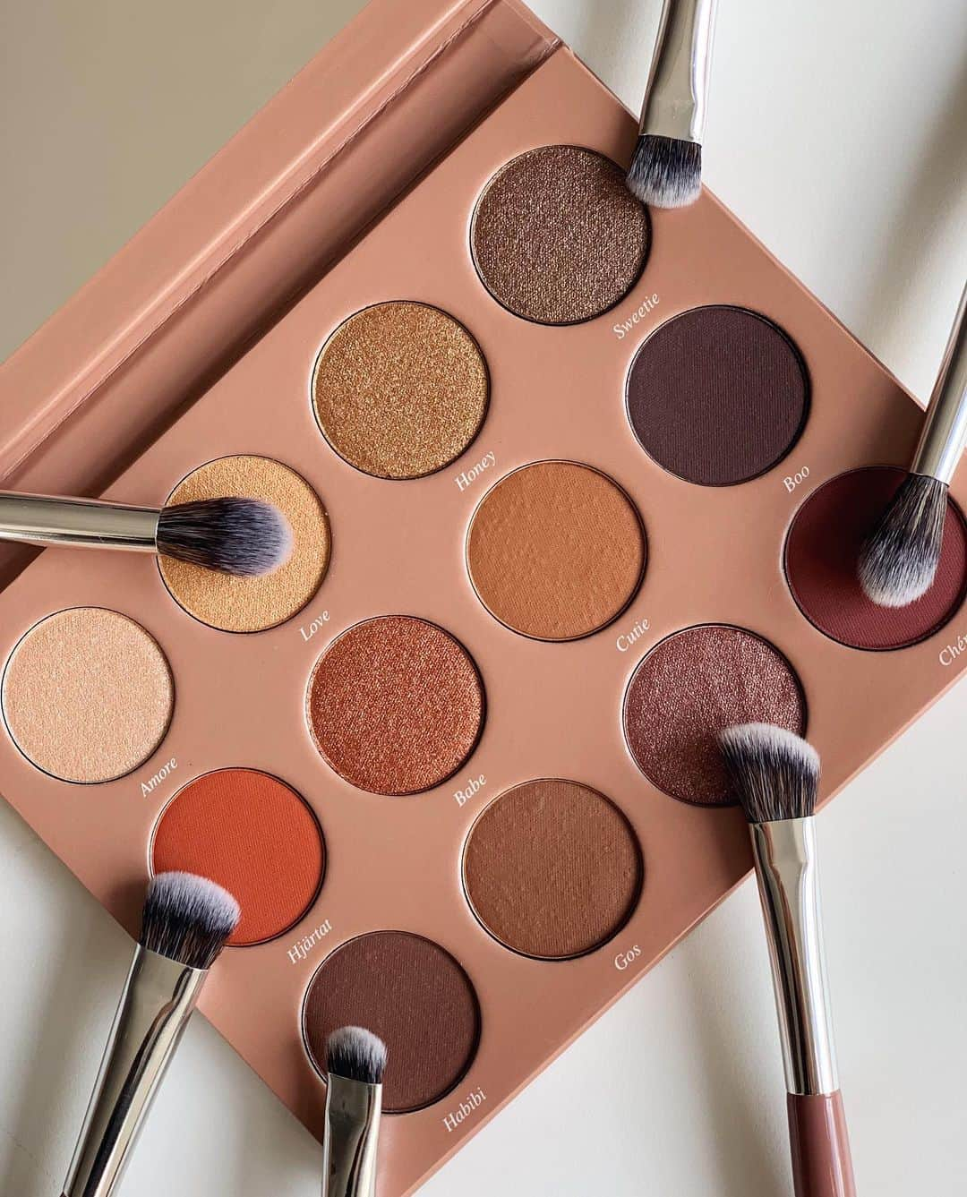 Bianca Ingrossoさんのインスタグラム写真 - (Bianca IngrossoInstagram)「SAY HEYYY TO GOLDEN BRONZE EYE PALETTE! 💥🔥 This beauty is a 12 pan palette featuring 6 matte, and 6 shimmery shades in amazing bronzy and copper colors with a touch of purple. ⚡🔥 With new formula that I’m so extremely in love with together with my new FAVE eyeshadow brushes 👌🏻 Get ready on September 26th!! ⚡⚡ @caiacosmetics」9月20日 19時19分 - biancaingrosso