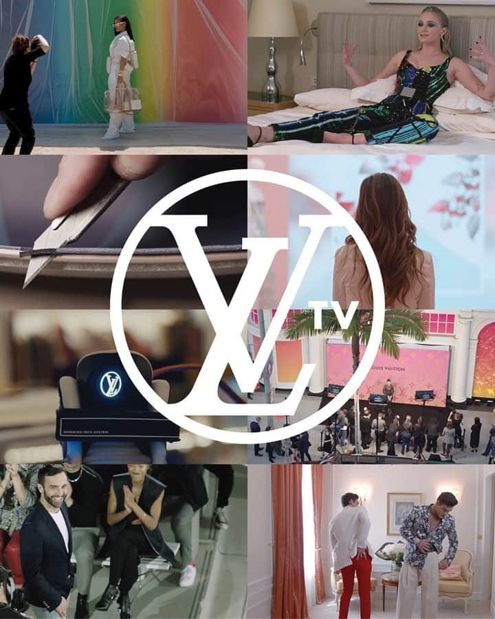 のインスタグラム：「Introducing LV TV. Step inside the world of #LouisVuitton, with stories from visionary voices and Friends of the House. Tune in on YouTube.com/LouisVuitton for programs such as ‘All-Access’ or ‘Ateliers Visites with Loïc Prigent’, ‘Inside the Vault’, ‘Les Voyages’, ‘A Day in the Life of the Capucines’, ‘Getting Ready with’ ... and more via link in bio.」