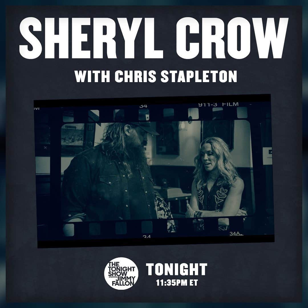 シェリル・クロウさんのインスタグラム写真 - (シェリル・クロウInstagram)「✨TONIGHT✨ @chrisstapleton @fallontonight」9月20日 21時10分 - sherylcrow