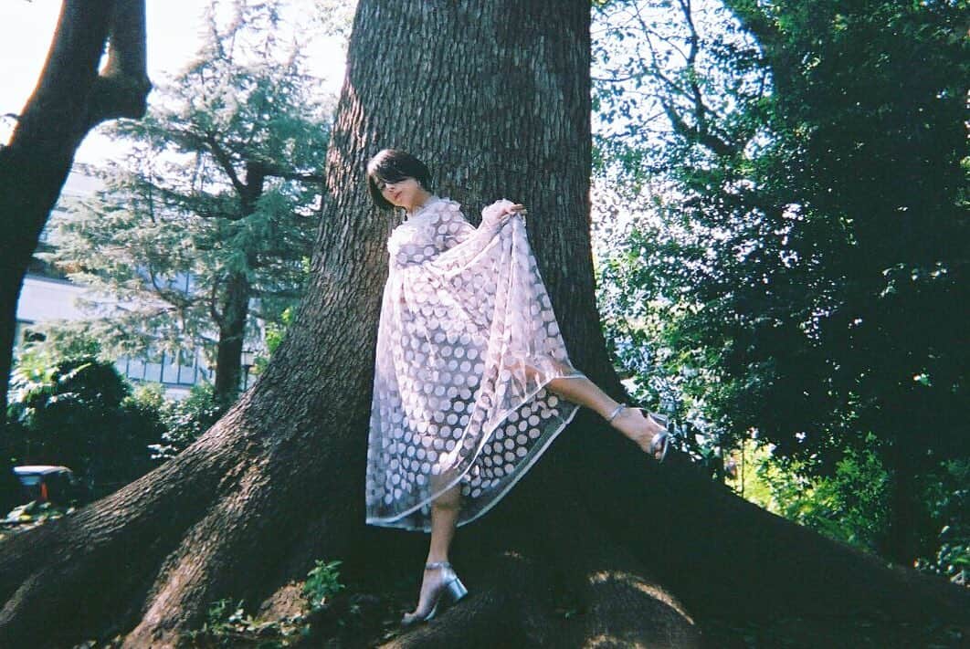 木村仁美のインスタグラム：「- A L I G H T - 光に溶けて 煌めいて…  あぶくとJellyfish  dress  ほんの少し背伸びするように アラベスクを、していた まだ世界はちいさくて  遠くまで 踊ることはできるかな  モデルをさせて頂いてます @a.l.i.g.h.t  展示会お楽しみにです。💐 . . . . . . . . . . . . #alight #model #撮影 #ダンス #舞う #ワンピース #ドレス #踊る #ショートヘア #フリーランスモデル #作品撮り #モデル撮影 #展示会 #dance #アーティスト #ダンサー #nostalgic #dreamy #バレエ #balletdancer」