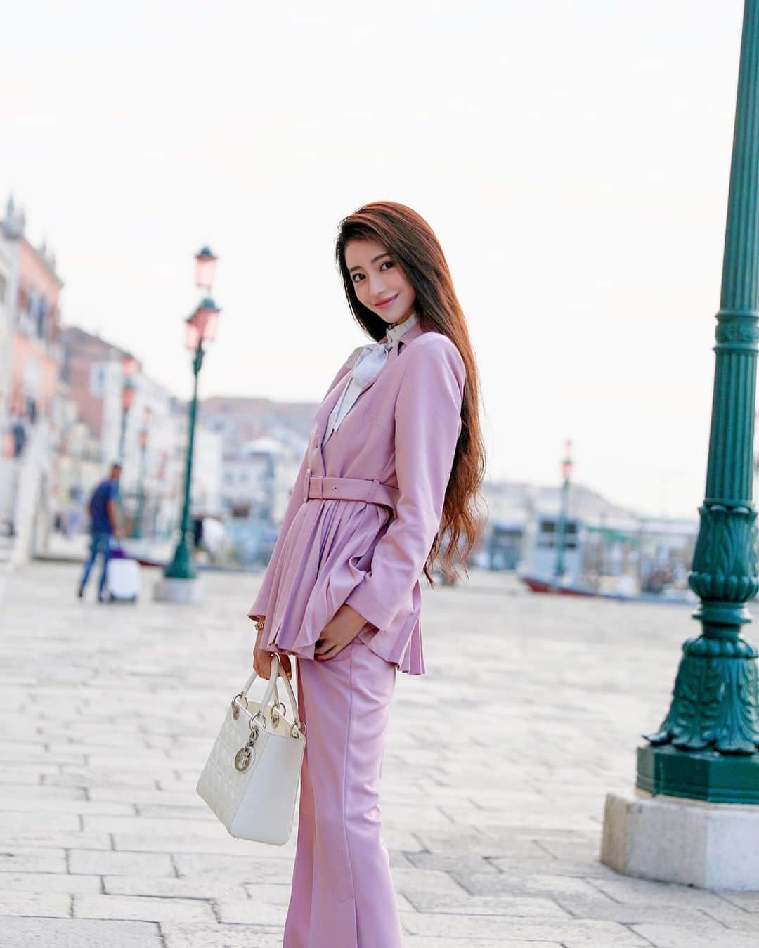 エミリアウィズ セットアップ ピンク ツイード Emiriawiz 水っぽかっ  