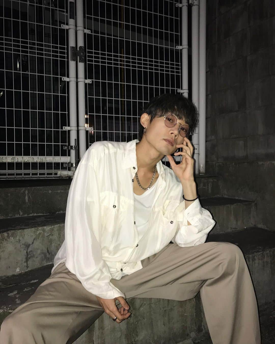 花沢将人のインスタグラム：「🌓」