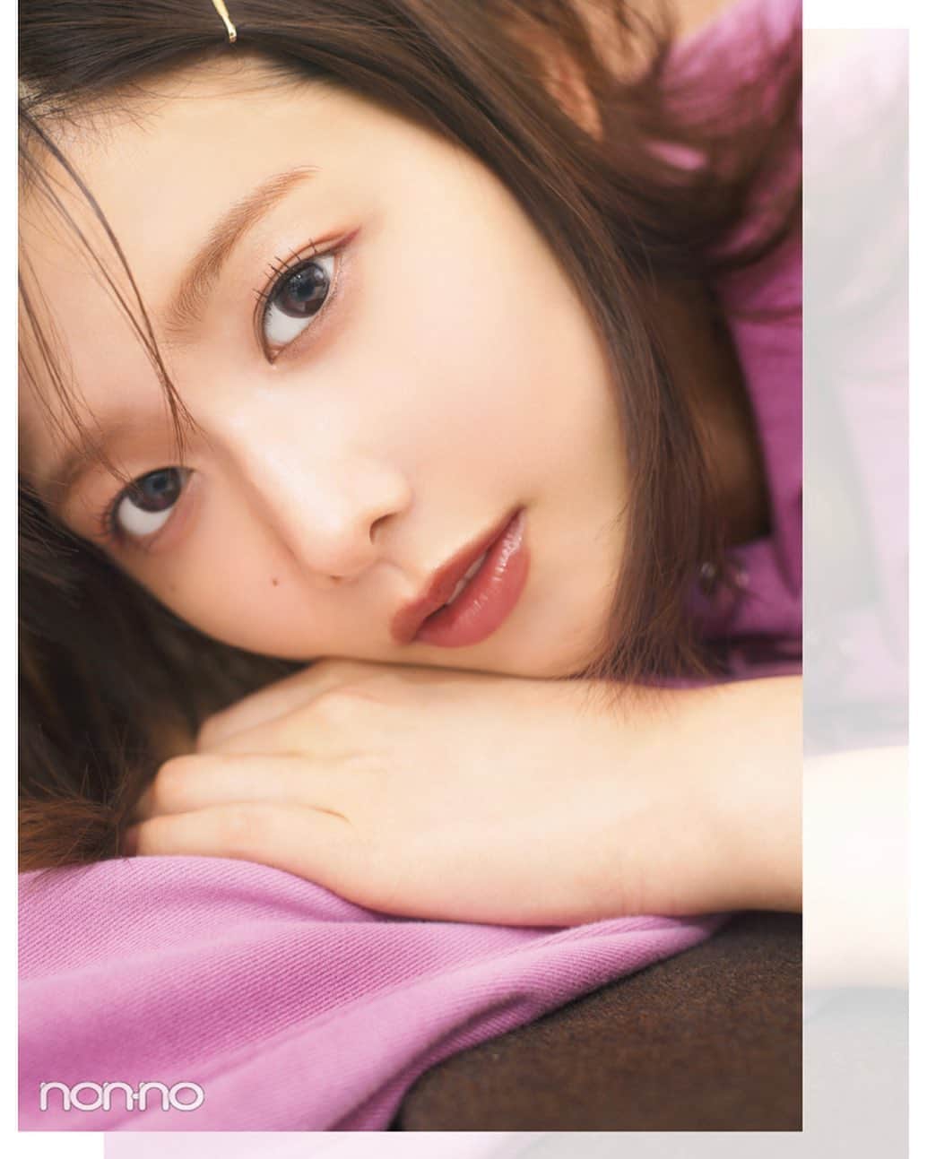 渡邉理佐ファンアカウントのインスタグラム：「新作理佐3連発！  #渡邉理佐#欅坂46#ノンノモデル#欅坂#理佐」