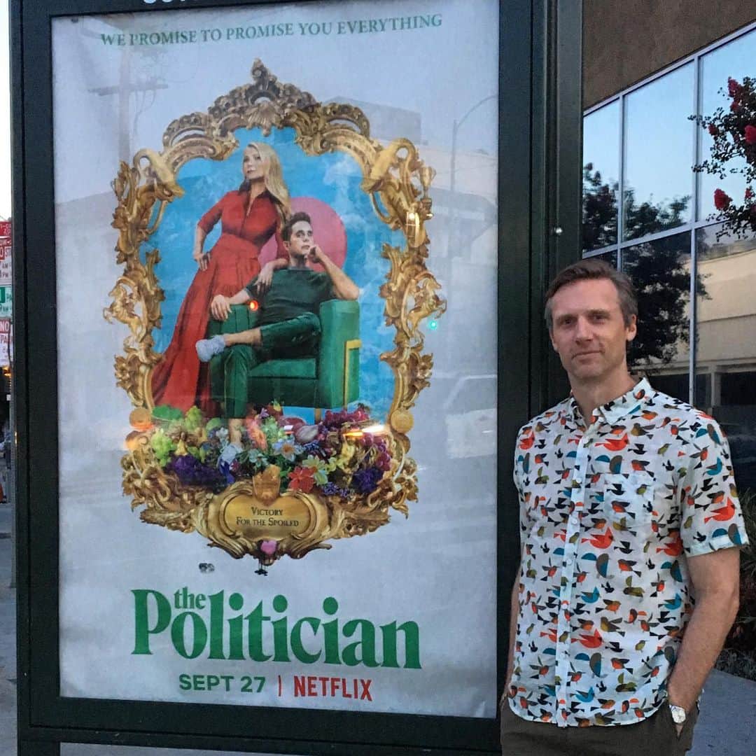 テディ・シアーズのインスタグラム：「Put a bird on it. @the_politician @netflix」