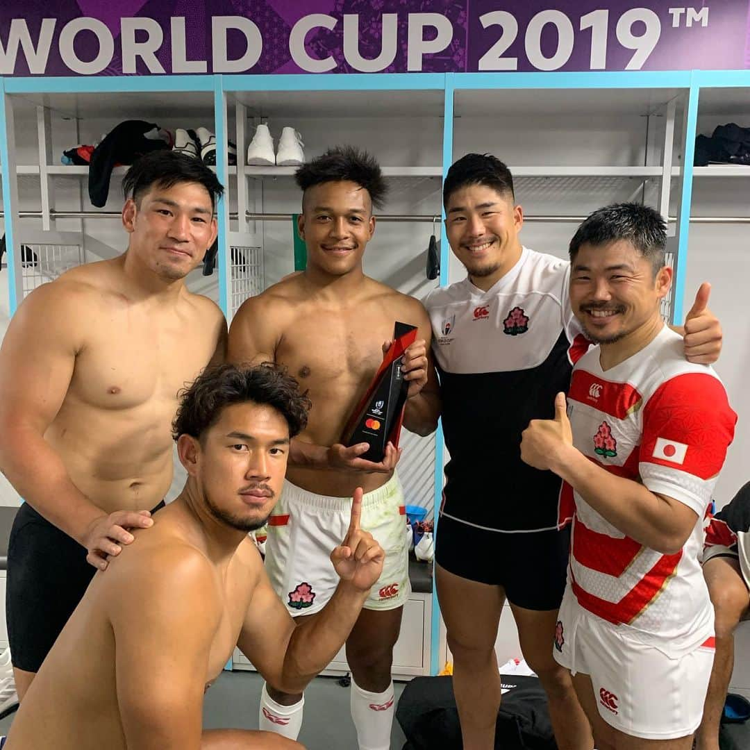 松島幸太郎さんのインスタグラム写真 - (松島幸太郎Instagram)「Tough but good to get a win👍🏾 みんなのおかげで3トライ出来た👌🏾 次に向けて切り替えていきます！  #oneteam #japan #home」9月20日 23時40分 - matsudesuyo