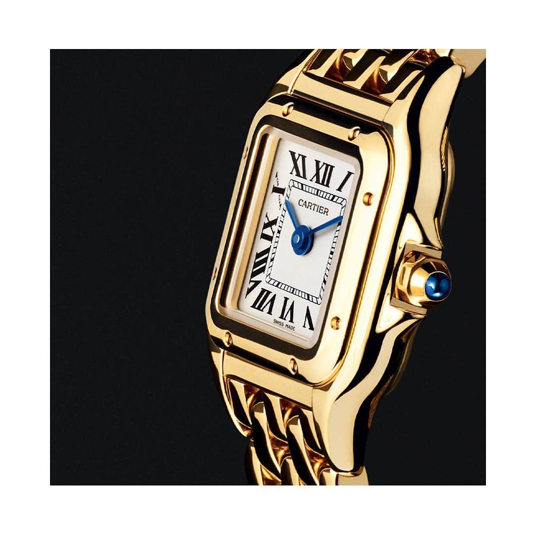 カルティエさんのインスタグラム写真 - (カルティエInstagram)「The Panthère de Cartier watch: when a jewel meets watchmaking. Graceful like the feline from which she takes her name, yellow gold links sensually wrap around its wearer. #PanthèredeCartier」9月20日 23時59分 - cartier