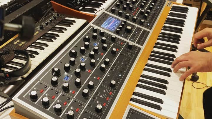 島田昌典のインスタグラム：「MOOG ONE 8voice.  #moog」
