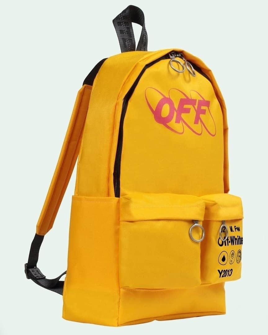 OFF-WHITE C/O VIRGIL ABLOHさんのインスタグラム写真 - (OFF-WHITE C/O VIRGIL ABLOHInstagram)「Off-White ™ yellow industrial y013 backpack  now available online」9月21日 5時03分 - off____white