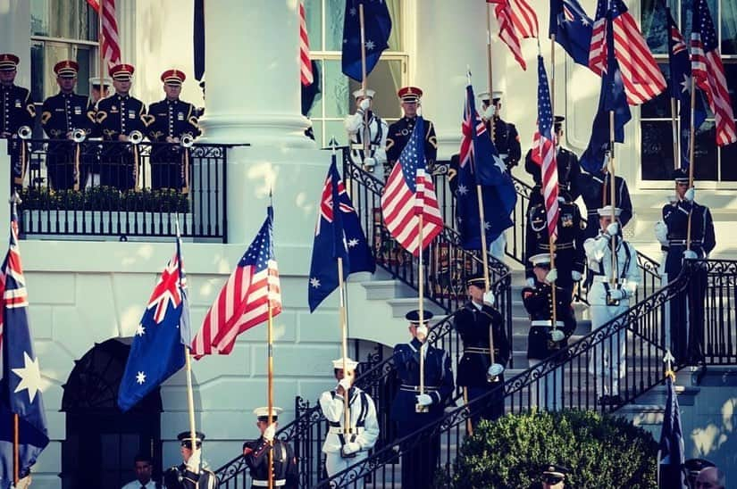 ドナルド・トランプさんのインスタグラム写真 - (ドナルド・トランプInstagram)「#Repost @flotus ・・・ Welcome to the @whitehouse PM Morrison and Mrs. Morrison! 🇺🇸🇦🇺」9月21日 5時57分 - realdonaldtrump