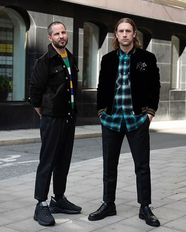MR PORTERのインスタグラム：「In this week's #MRPORTERJournal, we meet the artists, designers, fitness entrepreneurs and charity activists stirring things up the Swedish capital Stockholm. Head to the link in bio to meet them (and see how they wear the new @mrp collection, too). #MrPmyway」