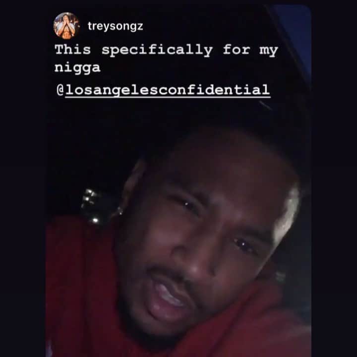 ゲームのインスタグラム：「Where the fuckin lie 🤣🤣 I told y’all this my nigga @treysongz Jam... now, all I gotta do is get @llcoolj to show up to the bday bash this year.... I need management #... help 🙏🏾🙏🏾🙏🏾 lmaoooo #itsGoneHappen4MyBro #OneQuestionBigElly #WhoWasCuzInTheBack 🤔 Trey bet $100 on @snoopdogg & I bet on @tyrese we need answers OG 🤷🏾‍♂️ lol #WeBoutToDoABIGELLYchallenge 🤣🤣」