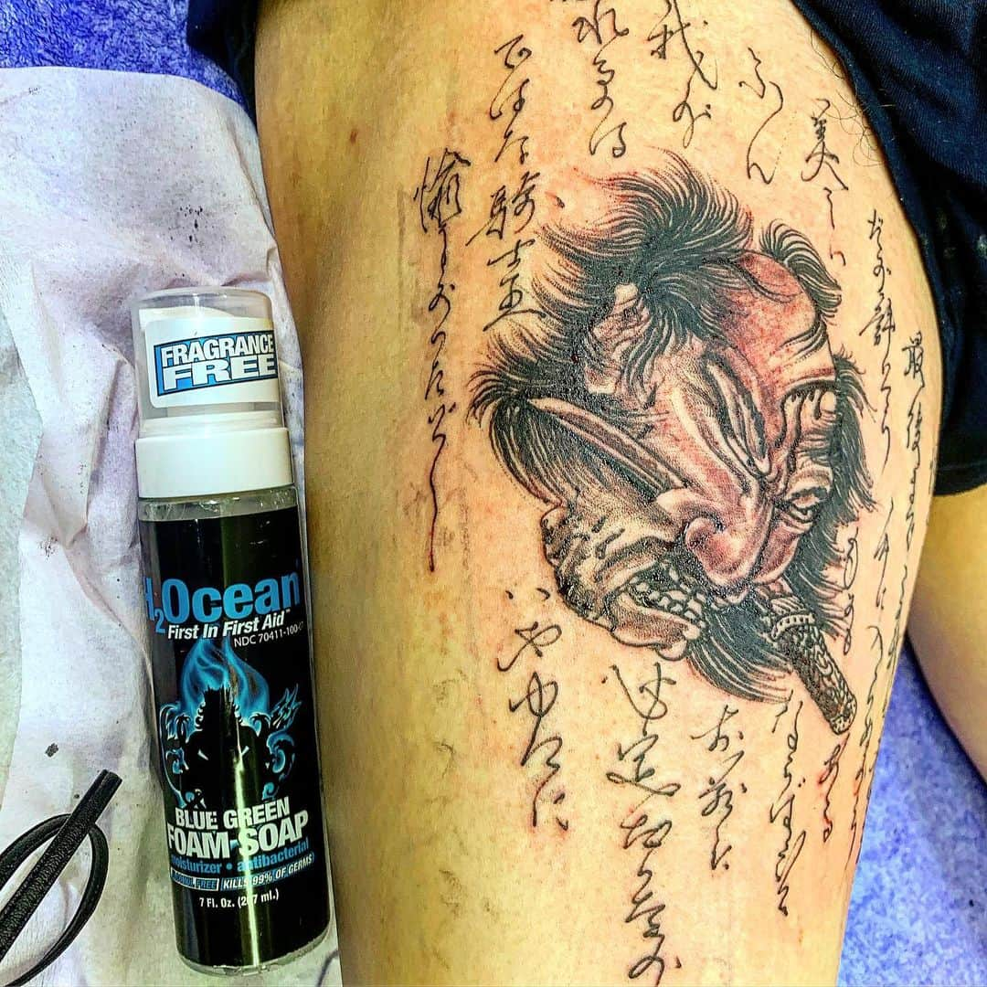 中野義仁さんのインスタグラム写真 - (中野義仁Instagram)「todays work . 🙇‍♂️🥶 #H2ocean #H2oceanproteam #officialh2ocean #traditional #japan  #freehand #history  #japanestatoodesign #art #artist  #artistmafia #tattoos #tattooing #tattoo #tattoomag #irezumi #inkdmag #tattoomagazine #tattoos_of_instagram  #tattoolifemagazine #tattooenelgy #tattooinstagram #tattoomania #artistmafia #tattoocultur #tattoocomunity #tattooculturmagazine #tattooare  @jessyentattoo @dennis_camsupply @yokohama_tattoo_museum @souryou @kiwamijewelry @horiyoshi3shop @taiwantattooconvention」9月21日 20時06分 - horiyoshi_3