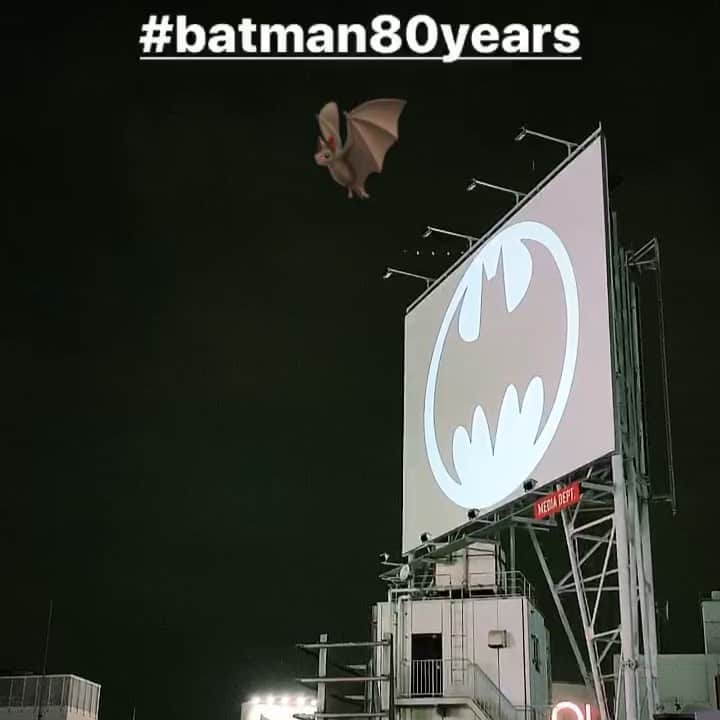 DJ DARUMAのインスタグラム：「Shibuya Gotham🌃🦇 #BATMAN80years」