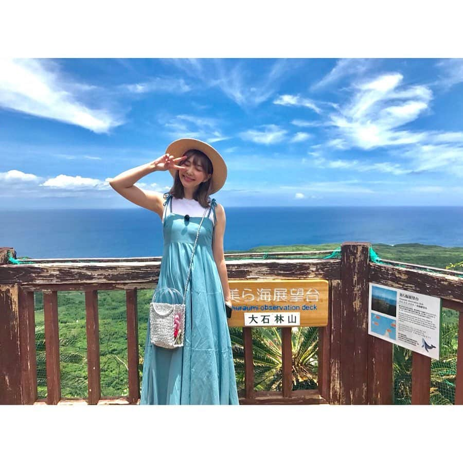 西脇彩華さんのインスタグラム写真 - (西脇彩華Instagram)「＊ BSスカパー!「シンデレラの冒険」 3週目の放送おわりましたー✨😇 ・ 写真の通り、またまた最高の景色を沢山目に焼き付けてきました！！😭💕 沖縄最北端の山 #大石林山 の #美ら海展望台 荒い山道を登って、絶景😭😭 これぞパワースポット！ 元気をもらいました💕✨ 沖縄にいったら是非見にいってね👀👀 ・ そしてなんとっっ‼️ 山には一緒に登れなかった真壁さんが出演予定のBEGINさんのフェスのステージにも飛び入り参加しちゃいました！！！！笑笑笑 こーれーは二度とあるかわからない貴重な体験。 BEGINさんのうたに涙を流して、また元気をもらった最高の時間💕 ・ ・ ・ 観光、食べ物、海遊びなどなど沢山の旅のオススメを私自身が沢山体験させてもらいました☺️☺️ ・ ‪9月マンスリーで土曜の朝9:00〜放送！！‬ ‪3週目の放送は28日🧸‬ ラストだよーーーうっっ ‪チェックしてね❣️‬ ・ #9nine #西脇彩華 #ちゃあぽん #シンデレラの冒険 #沖縄ロケ #jtb #沖縄旅行 #旅番組 #bsスカパー #旅好きな人と繋がりたい #旅好きと繋がりたい #旅好き女子 #女子旅 #仲間旅 #沖縄好き #沖縄好きな人と繋がりたい」9月21日 12時55分 - chapon_930