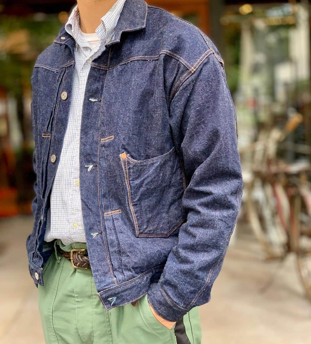 のインスタグラム：「BEAMS PLUS STYLE  #beams #beamsplus #beamsplusharajuku #harajuku #tokyo #japan #warehouse #brownduckdigger #nonpareil #mensfashion #menstyle #menswear」