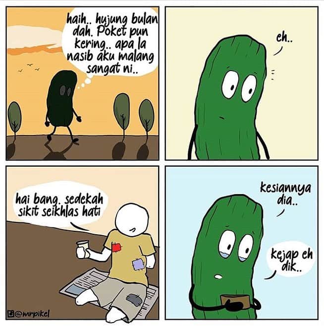 Koleksi Komik Malaysiaさんのインスタグラム写真 - (Koleksi Komik MalaysiaInstagram)「#Repost @mrpikel with @get_repost ・・・ REZEKI⁣ ⁣⁣⁣⁣⁣⁣⁣⁣⁣⁣ Walau apa pun, yakin je. InsyaAllah ada 😊⁣ ⁣ #komikmalaysia #gengkomikdigital #gengkomik #komiklawak #lawak #komik #kelakar #koleksikomik #komikmelayu #deep #pencurikomik #lawakdeep #lawaking #lawakkeder #lawakhangit #koleksikomik #mrpikel」9月21日 15時50分 - tokkmungg_exclusive