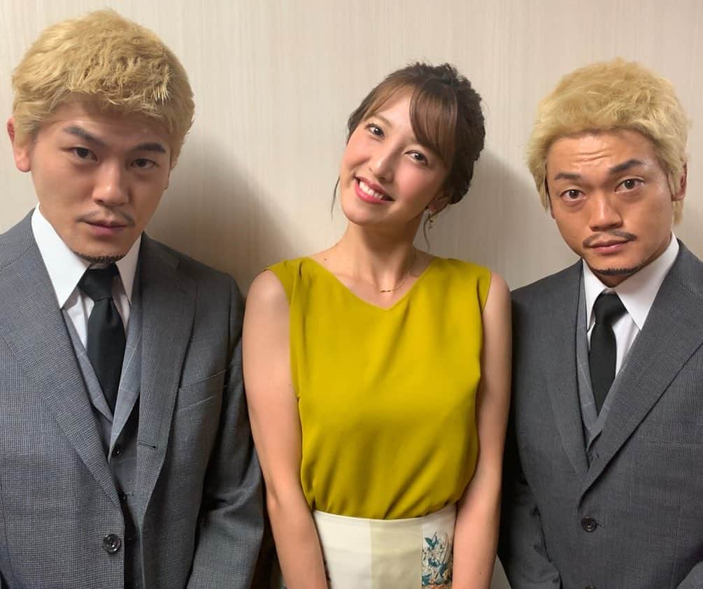 小澤陽子さんのインスタグラム写真 - (小澤陽子Instagram)「𝚊𝚝 𝚠𝚘𝚛𝚔☻  先輩 山崎アナの感想📝 『小栗旬さんに全然似てない！！😂』。 . . ゲストは、ちょー熱血🔥小栗旬さん🌰. 〝小栗さんたち〟と、嬉しすぎるshot…🥺✨笑 まさかの『逆』も最高でした。 ありがとうございました😂‼︎. . 見逃した方は、FODで１週間見られますっ🕺🏻⭐️ . .  #全力脱力タイムズ #DNN #小栗旬 さん #陣内智則 さん #FOD🔍  https://fod-sp.fujitv.co.jp/s/genre/variety/ser2302/2302810145/」9月21日 17時07分 - yoko.ozawa729