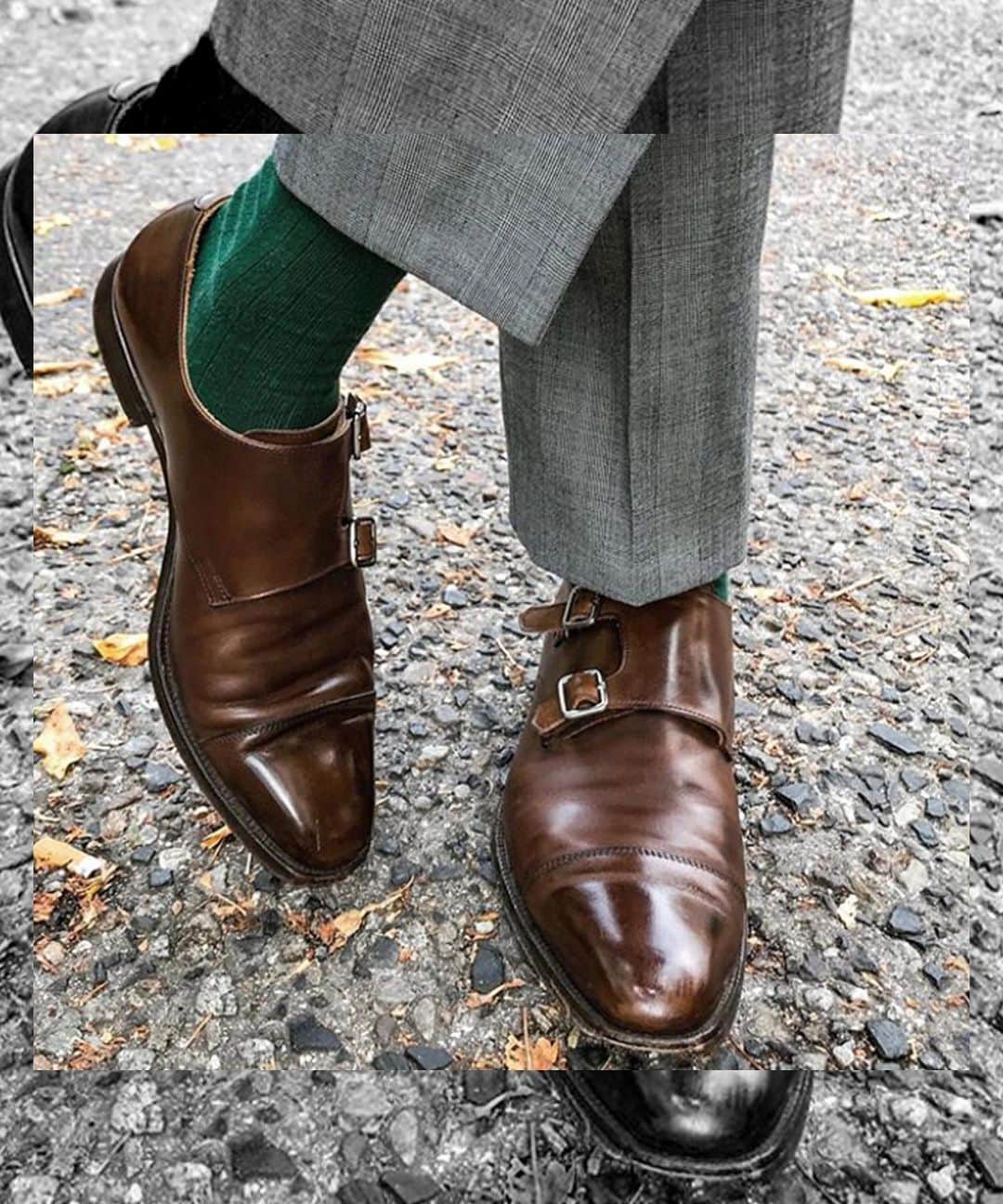 のインスタグラム：「Lowndes in Dark Brown Burnished Calf – photo credit @wild_strawberry_rabbit #crockettandjones #madetobeworn #customerimages」