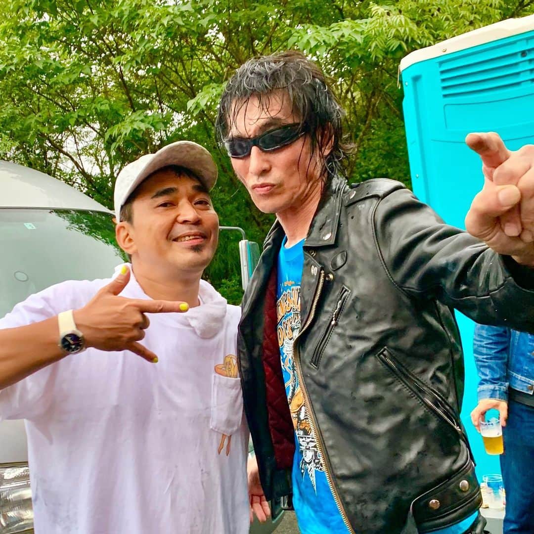 石野卓球さんのインスタグラム写真 - (石野卓球Instagram)「Seiji from Guitar wolf@Shimane Jet Festival.Respect!」9月21日 20時56分 - takkyuishino