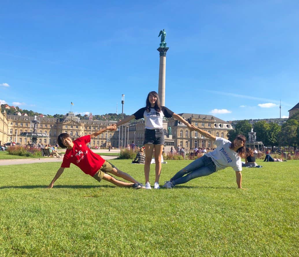 のインスタグラム：「#sunny #stuttgart #park #🌞 #🌱 #思い出pic」