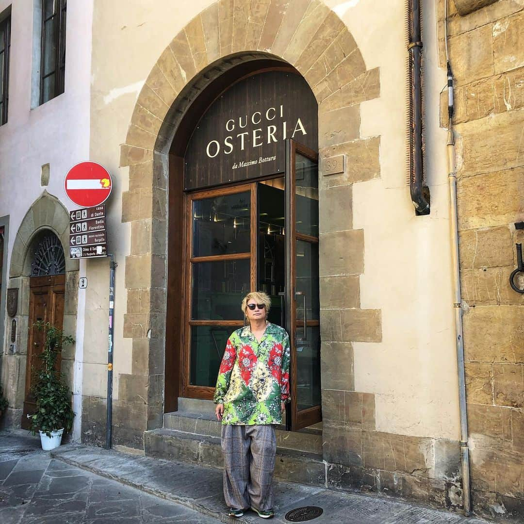 香取慎吾さんのインスタグラム写真 - (香取慎吾Instagram)「#gucciosteria  #guccigarden  #gucci #shingokatori  #香取慎吾 #florence  #firenze」9月21日 21時10分 - katorishingo_official