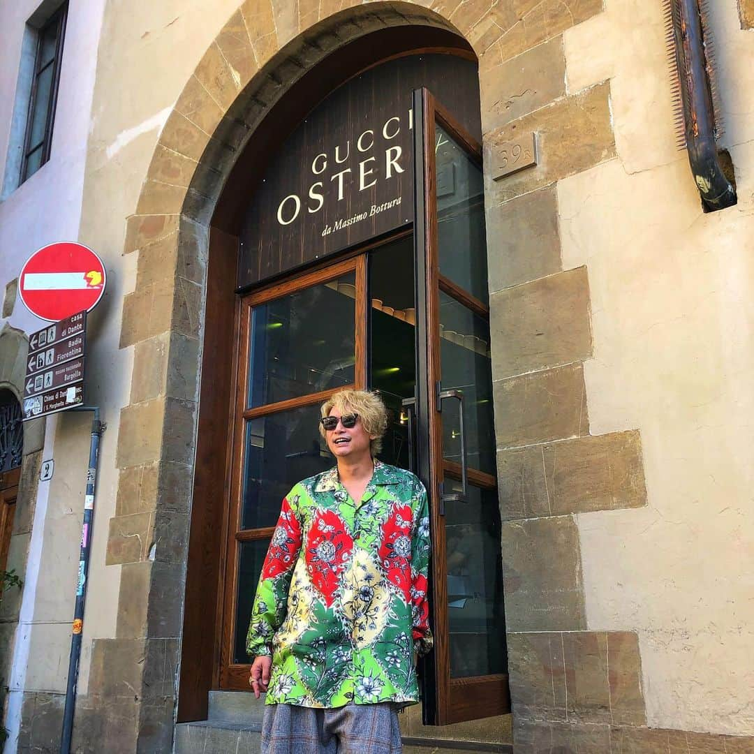 香取慎吾さんのインスタグラム写真 - (香取慎吾Instagram)「#gucciosteria  #guccigarden  #gucci #shingokatori  #香取慎吾 #florence  #firenze」9月21日 21時10分 - katorishingo_official