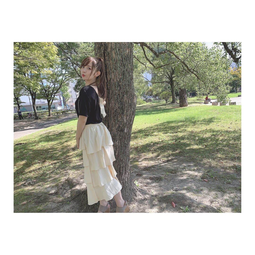 新木さくらさんのインスタグラム写真 - (新木さくらInstagram)「スカート ふりふり☺︎❤︎ #私服」9月21日 21時33分 - araki_sakura14