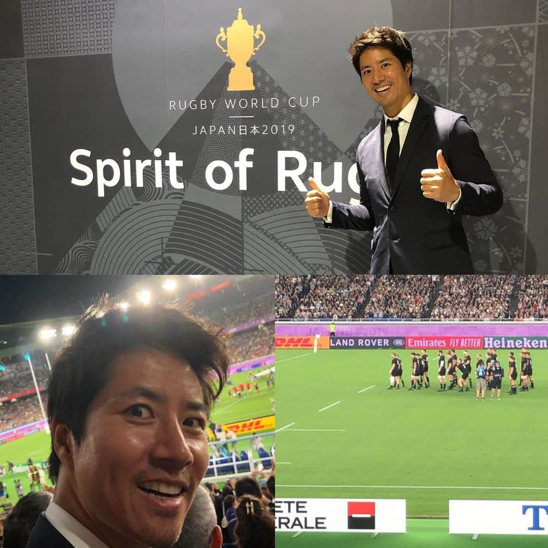 ケイン・コスギのインスタグラム：「New Zealand VS South Africa !!! #rwc2019」