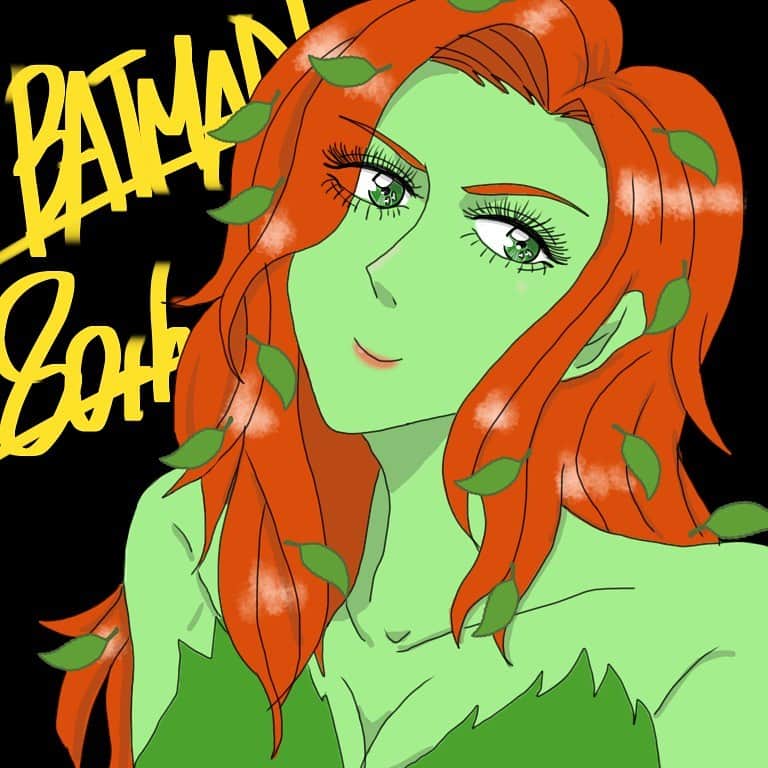 のインスタグラム：「#batman #batman80  #batmanday2019 #poisonivy #batman80th #batman80thanniversary #dccomics #dc #バットマン #バットマン80周年 #バットマンよ永久に #DCコミックス #ポイズンアイビー #fanart #art #illust #アメコミ」
