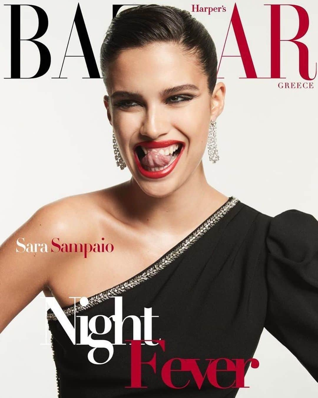 SELF PORTRAITさんのインスタグラム写真 - (SELF PORTRAITInstagram)「Sara Sampaio wore our ONE SHOULDER CREPE TOP on the cover of October @harpersbazaargreece.  Model: @sarasampaio @thelionsny Photographer: @david_roemer Creative Director: @_jp_nyc_ Fashion Director: @sandyarmeni Makeup: @frankieboyd Hair: @themartyharper Nails: @eichimatsunaga Production: @mariannelleslie Special Thanks: @modpropnyc & @cd__studios」9月21日 23時39分 - mrselfportrait