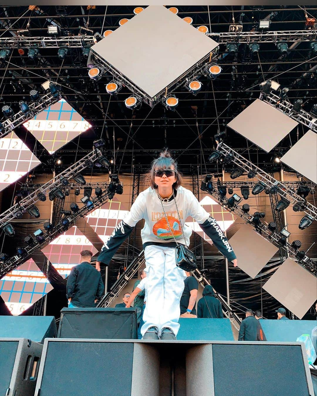 インナさんのインスタグラム写真 - (インナInstagram)「Sound check at Foro Sol for @exafm 🤙 Mexico rulesss」9月22日 0時07分 - inna