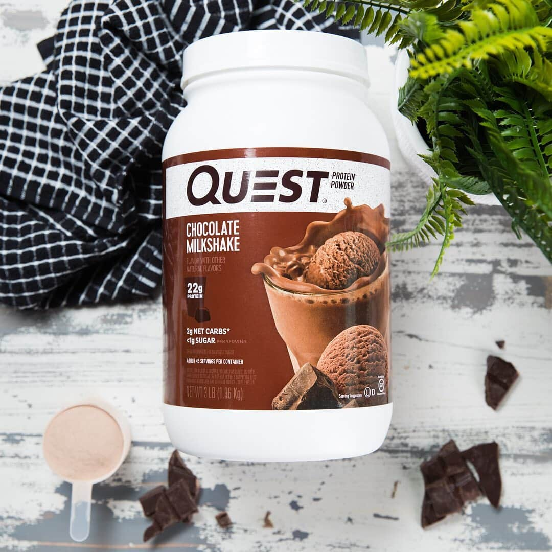 questnutritionさんのインスタグラム写真 - (questnutritionInstagram)「Did you know that we offer our Vanilla, Chocolate, & Peanut Butter Protein Powders in 1.6 & 3 lb. canister sizes? 🙌 • Available now at QuestNutrition.com. These three great tasting flavors range from 22-24g protein, 2g net carbs, & 1g of sugar or less per serving. Perfect for baking or on the go! 💪 #OnaQuest」9月22日 1時07分 - questnutrition