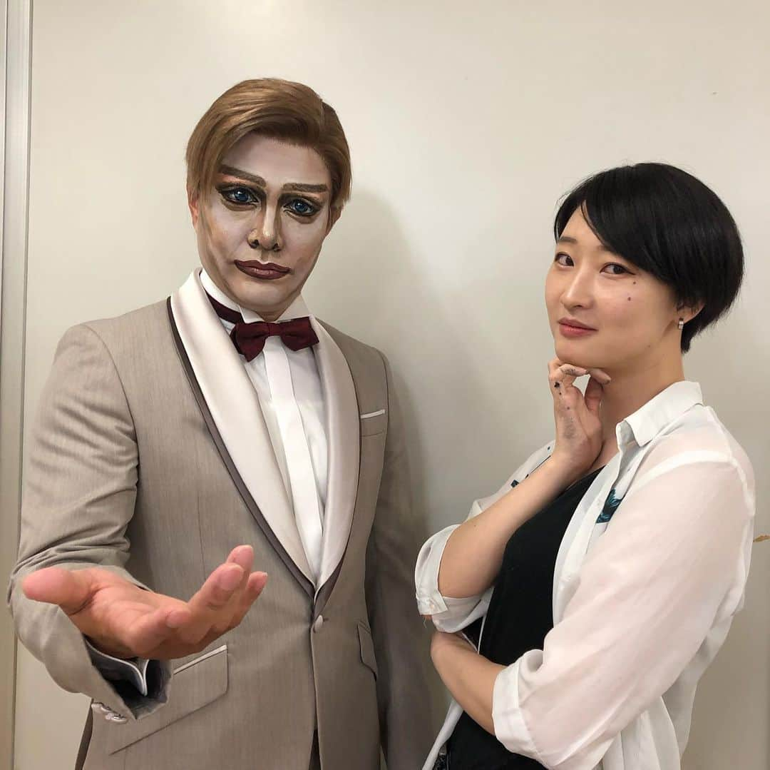 瀬下豊さんのインスタグラム写真 - (瀬下豊Instagram)「有田Pおもてなす見てくださった方ありがとうございます！  僕はほぼ出てないようなもんですが・・・ メイクしてくださったチョーヒカル先生ありがとうございました！ チョーヒカルさんの本めちゃくちゃ凄いんで皆さんも見てください！ ヤバイっす！ #有田pおもてなす  #matt さん #メイク #チョーヒカル さん #天竺鼠瀬下」9月22日 1時47分 - tjkseshita