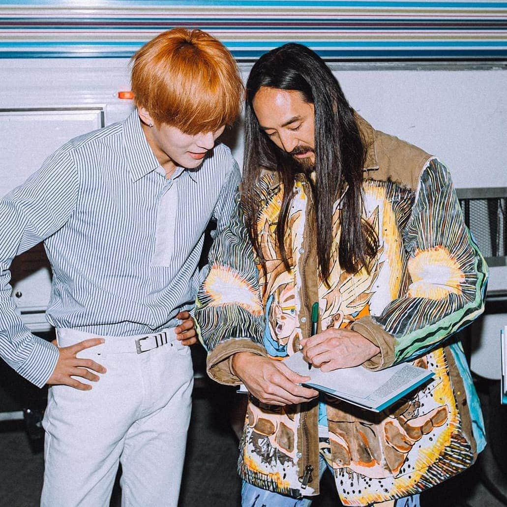 スティーヴ・アオキさんのインスタグラム写真 - (スティーヴ・アオキInstagram)「We play it cool @official_monsta_x」9月22日 14時01分 - steveaoki