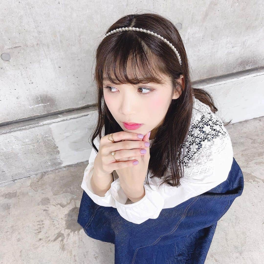 奈良未遥さんのインスタグラム写真 - (奈良未遥Instagram)「(´･ᴗ･`)⇸⇸⇸ #NGT48 #奈良未遥 カチューシャとリングお気に入り」9月22日 14時22分 - mihapiyo._.48