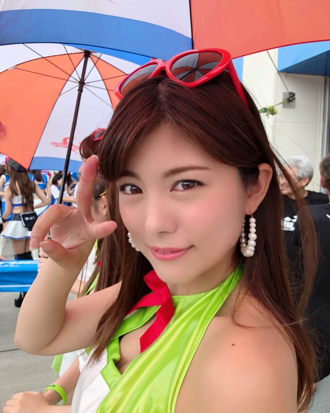 熊林保奈美のインスタグラム：「‪* . おはよー！‬ . ‪SUPER GT Rd.7 SUGO 300km RACE  決勝日！！ ‪天気荒れそうで心配💦‬ . ‪GT300クラス NILLZ Racing‬ ‪48号車 植毛GO&FUN GT-Rの 応援よろしくお願いします✨‬ . ‪そして私は現地には居ませんが、 フロンティアキューティーズの 応援もよろしくね☺️‬ . * #superGT #SGT2019 #SGT #GT300 #スーパーGT #フロンティアキューティーズ #植毛goandfun #goandfun #motorsports #autosport #racequeen #レースクイーン #RQ #モデル #熊林保奈美 #道産子 #Japanesegirl #paddokgirls #pitgirl #instalike #맞팔 #선팔」