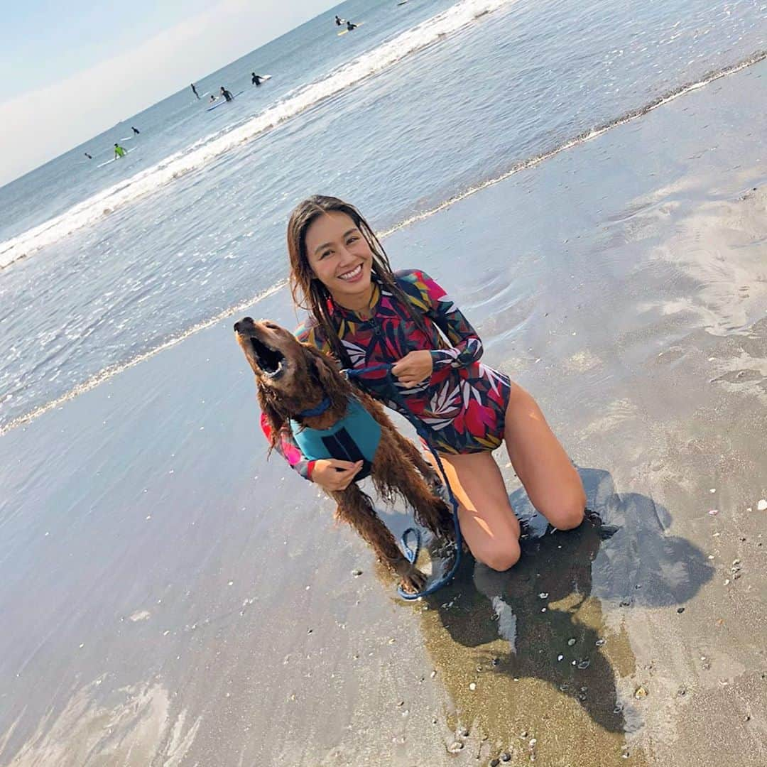 南美沙さんのインスタグラム写真 - (南美沙Instagram)「プロサーファー犬 @surfingdog.pino 君と、鵠沼海岸でタンデムサーフィン🏄‍♀️. . 可愛いかったし、すごく楽しかった😆✨✨🏄‍♀️. .  @surf_girl_tv の続きも公開されました☺️✨🙆‍♀️. youtube 【サーフガールTV】見てねー✨✨. .  #surf #surfing  #好き  #波 #サーフガール#波乗り女子 #サーファー #surfergirl  #surf #サーフィン女子 #サーフィン  #海 #南美沙  #波乗り  #サーフィンライフ  #ファッション #海コーデ  #海ファッション  #ビーチウェア #サーフガールtv  #波伝説 #billabongwomensjp #billabongwomens #billabong」9月22日 13時01分 - miee.misa