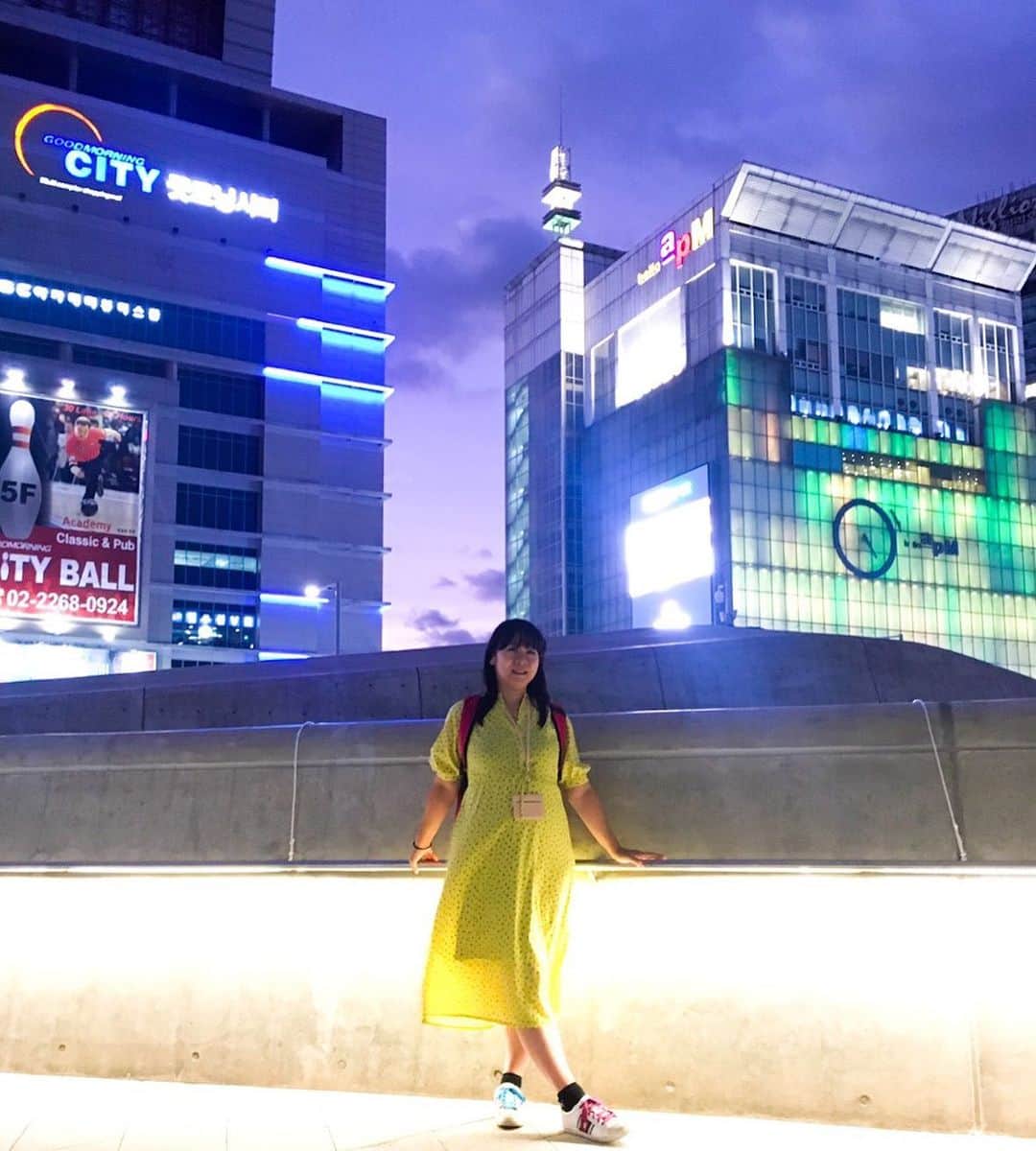 浜平恭子さんのインスタグラム写真 - (浜平恭子Instagram)「韓国ソウルの東大門にて(๑′ᴗ‵๑)」9月22日 22時57分 - hamahi1231