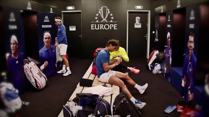 ロジャー・フェデラーのインスタグラム：「ALLEZ‼️ #fedal」
