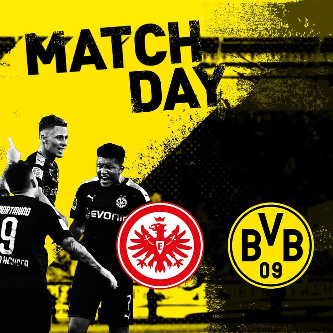 ボルシア・ドルトムントさんのインスタグラム写真 - (ボルシア・ドルトムントInstagram)「🤩 SPIELTACH!💛 🆚 @eintrachtfrankfurt 🏆#bundesliga 🕕 18 Uhr 📍 Commerzbank-Arena 📲#bvbsge」9月22日 16時18分 - bvb09