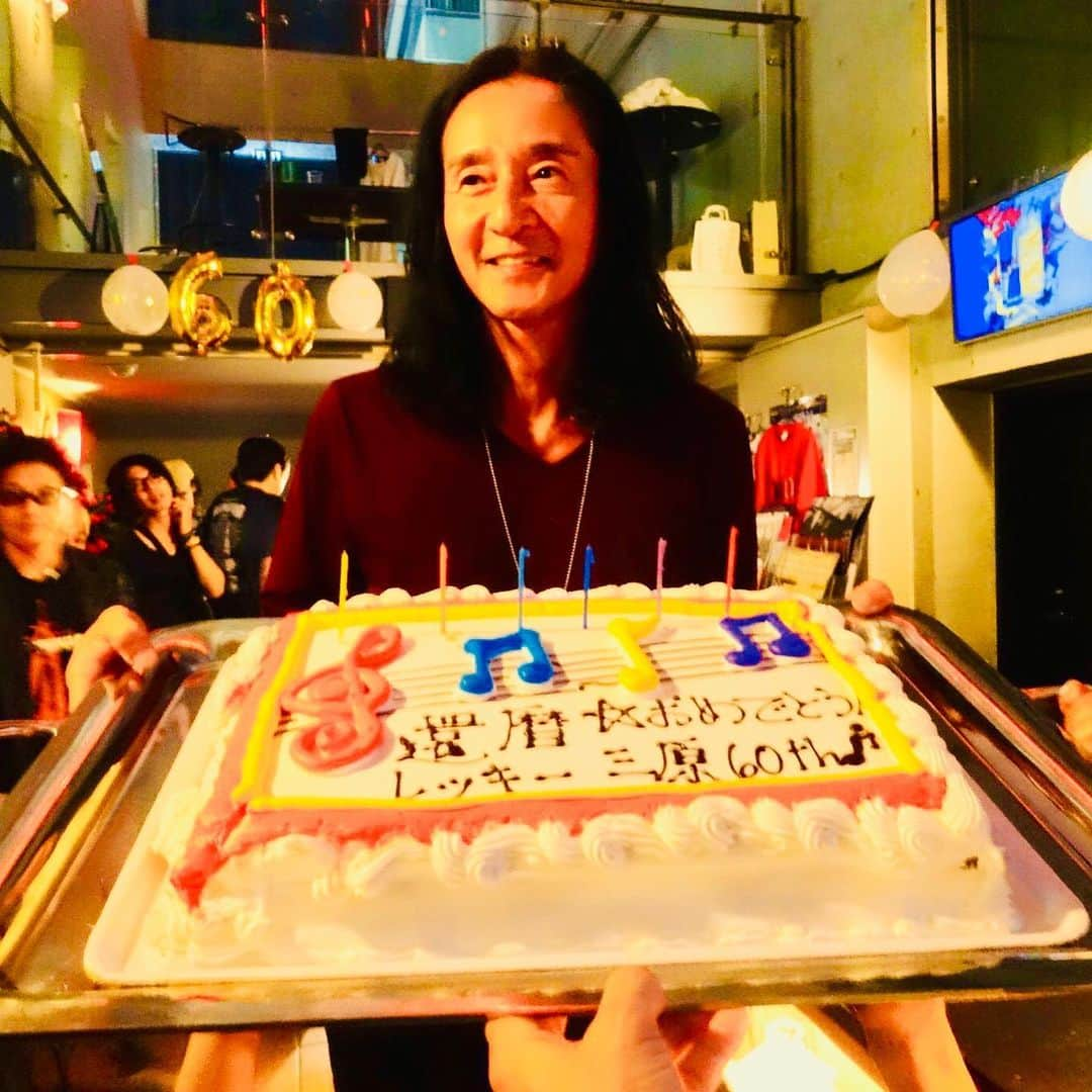 三原康可さんのインスタグラム写真 - (三原康可Instagram)「🌈"Mihara 60th Drink over party 20.09.2019"  #三原康可 #武田チャッピー治  #川上シゲ #石橋勲 #細川雅史 #ハリケーンサリー  #青木圭一 #高野哲秀 #大西ツル #黒木ちひろ #hellhead #japanrock」9月22日 17時30分 - mihara.yasunori